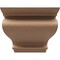 Ekena Millwork 9"W x 18"D x 9"H Wide Scroll Rough Cedar Woodgrain TimberThane Corbel, Primed Tan CORUR09X18X09SCRRCPR - alternate 3